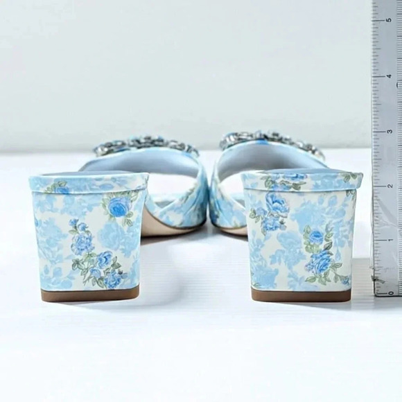 Sophia Webster x LoveShackFancy Womens Margaux Mid Mule Sandal Size 38 MSRP $900 - Picture 8 of 11